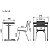 Kit Escolar Individual – (Mesa e Cadeira) – INFANTIL 03 a 06 Anos COR AMARELO – 41087 - Imagem 5