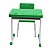 Kit Escolar Individual VERDE – (Mesa e Cadeira) – JUVENIL 06 a 09 Anos COR VERDE – 41084 - Imagem 4