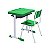 Kit Escolar Individual VERDE – (Mesa e Cadeira) – JUVENIL 06 a 09 Anos COR VERDE – 41084 - Imagem 3