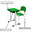 Kit Escolar Individual VERDE – (Mesa e Cadeira) – ADULTO – COR VERDE – 40084 - Imagem 3