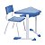 Conjunto Escolar Hexagonal BABY Mesas e Cadeiras – 06 A 09 anos – JUVENIL – 41005 - Imagem 2