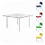 Conjunto Quadrado c/ 04 Cadeiras COLORIDO – TAMPO BRANCO – 02 a 06 Anos – INFANTIL – 41095 - Imagem 1
