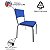 Conjunto Quadrado c/ 04 Cadeiras COLORIDO – TAMPO BRANCO – 06 a 09 Anos – INFANTO JUVENIL – PMD – 41096 - Imagem 2