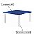 Conjunto Quadrado c/ 04 Cadeiras COR AZUL – TAMPO PLÁSTICO – 02 a 06 Anos – INFANTIL – 44000 - Imagem 2