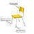 Conjunto Quadrado c/ 04 Cadeiras COR AMARELO – TAMPO PLÁSTICO – 02 a 06 Anos – INFANTIL – 44002 - Imagem 3