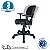 Cadeira Giratória Executiva Baixa Costurada C/ Braços Reguláveis - NR-17 - 31008 - Imagem 3