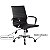 Cadeira Giratória Diretor Esteirinha Couríssimo Preto - 32887 - Casa das Cadeiras Goiânia - Imagem 2