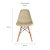 Cadeira Charles Eames Eiffel - Fendi - 42391 - Casa das Cadeiras Goiânia - Imagem 3