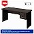 Mesa de Escritório 1,50x0,60 Com Gavetas - Marsala/Preto - 23473 - Casa das Cadeiras Goiânia - Imagem 6