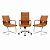 Kit Cadeiras Esteirinhas Caramelo - 1 Presidente + 2 Fixas - 48243 - Casa das Cadeiras Goiânia - Imagem 1