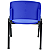 Cadeira Plástica de Plástico Fixa Anatômica Empilhável AZUL - 12072 - Casa das Cadeiras Goiânia - Imagem 4