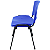 Cadeira Plástica de Plástico Fixa Anatômica Empilhável AZUL - 12072 - Casa das Cadeiras Goiânia - Imagem 6