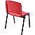 Cadeira Plástica de Plástico Fixa Anatômica Empilhável VERMELHA - 12073 - Casa das Cadeiras Goiânia - Imagem 3