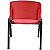 Cadeira Plástica de Plástico Fixa Anatômica Empilhável VERMELHA - 12073 - Casa das Cadeiras Goiânia - Imagem 4