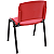 Cadeira Plástica de Plástico Fixa Anatômica Empilhável VERMELHA - 12073 - Casa das Cadeiras Goiânia - Imagem 5