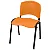 Cadeira Plástica Fixa Anatômica Empilhável LARANJA - 12074 - Casa das Cadeiras Goiânia - Imagem 7