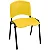 Cadeira Plástica Fixa Anatômica Empilhável AMARELA - 12075 - Casa das Cadeiras Goiânia - Imagem 1