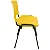 Cadeira Plástica Fixa Anatômica Empilhável AMARELA - 12075 - Casa das Cadeiras Goiânia - Imagem 2