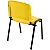 Cadeira Plástica Fixa Anatômica Empilhável AMARELA - 12075 - Casa das Cadeiras Goiânia - Imagem 3