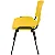 Cadeira Plástica Fixa Anatômica Empilhável AMARELA - 12075 - Casa das Cadeiras Goiânia - Imagem 6