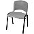 Cadeira Plástica Fixa Anatômica Empilhável CINZA - 12078 - Casa das Cadeiras Goiânia - Imagem 7