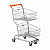 Carrinho de Supermercado Duplo 90L Galvanizado - 85938 - Casa das Cadeiras Goiânia - Imagem 1