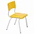 Conjunto Coletivo Escolar Quadrado Amarelo com Mesa Quadrada + 4 Cadeiras – MATERNAL (01 a 03 anos) – 76585 - Casa das Cadeiras Goiânia - Imagem 2