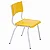 Conjunto Coletivo Escolar Quadrado Amarelo com Mesa Quadrada + 4 Cadeiras – JUVENIL (06 a 09 anos) – 76588 - Casa das Cadeiras Goiânia - Imagem 2