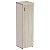 Armário Alto Para Escritório Charuto Fechado Fundo 3mm 45X46 Linha Prima 40 – Fresno/Branco - 78387 - Casa das Cadeiras Goiânia - Imagem 1