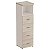 Arquivo Para Escritório Desmontado 4 Gavetas + Nicho 46 cm De Largura Linha Prima 40 – Fresno/Branco - 84437 - Casa das Cadeiras Goiânia - Imagem 1
