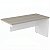 Mesa Diretiva Para Escritório Pé Painel Para Gaveteiro 170X70 Linha Prima 40 – Fresno/Branco - 97731 - Casa das Cadeiras Goiânia - Imagem 1