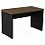 Mesa Para Escritório Reta Pé Painel 90X50 Linha Prima 40 – Nogal/Preto - 75816 - Casa das Cadeiras Goiânia - Imagem 1