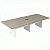 Mesa De Reunião Para Escritório Retangular Bipartida Pé Painel Com 1 Caixa De Tomada 300X120 Linha Prima 40 – Fresno/Branco - 67834 - Casa das Cadeiras Goiânia - Imagem 1