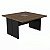 Plataforma Dupla Para Escritório Central 120X131.5 Linha Prima 40 – Nogal/Preto - 63382 - Casa das Cadeiras Goiânia - Imagem 1