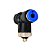 Conexão União T 4 mm Rosca M5 * 12666 - Imagem 3