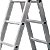 Escada Articulada 3x4  16 Degraus de Alumínio * 7145 - Imagem 4