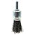 Escova de aço tipo pincel arame ondulado 3/4" com haste 1/4" 11306 - Imagem 1
