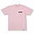 Camiseta Overffield "Just Be Yourself" Rosa - Imagem 1