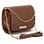 Mini Bolsa Feminina Crossbody- Café - Imagem 1