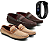 kit com 2 Pares Mocassim Camurça Masculino e Relógio Digital De Brinde - Imagem 1