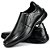 Sapato Social Confort Bico Quadrado Liso Anti Stress - Imagem 5