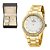 Kit Relógio Champion Passion Feminino Dourado CN29187W - Imagem 2