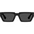 Óculos de Sol Moschino 166 S 807 55IR Preto Feminino - Imagem 6