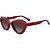 Óculos de Sol Moschino 163 S C9A 55HA Vermelho Feminino - Imagem 1