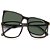 Óculos de Sol Carrera Clip On 357C EX4 5417 Marrom Masculino - Imagem 4
