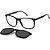 Óculos de Sol Carrera Clipon 8918 C 08A 5418 Preto Masculino - Imagem 1