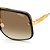 Óculos de Sol Carrera GLORY II 001 5986 Dourado Masculino - Imagem 5