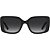 Óculos de Sol Love Moschino 090S 807 529O Preto Feminino - Imagem 3