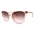 Óculos de Sol Milano Vizzano Ouro 186SL C300 Rosa Feminino - Imagem 1