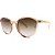 Óculos de Sol Milano Vizzano Ouro 202S C300 Bege Feminino - Imagem 1